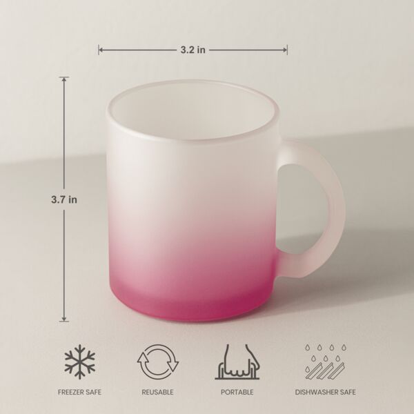 11oz Frosted Mug with Gradient Color Thumbnail