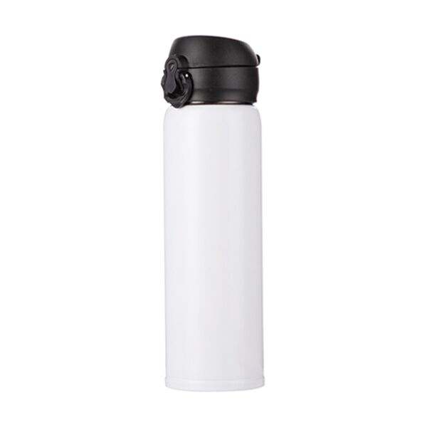 17oz Pop Lid Stainless Steel Tumbler (White) Thumbnail