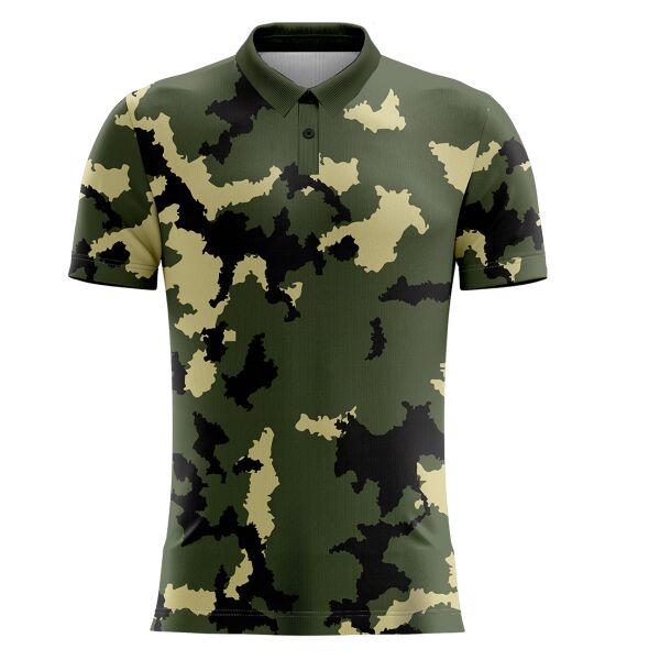 Camouflage Full Print Polo Shirt Thumbnail