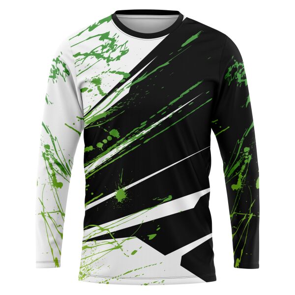Motocross Full Print Long Sleeve Shirt Thumbnail