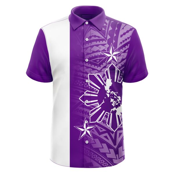 Philippine Design Full Print Button Down Polo Thumbnail