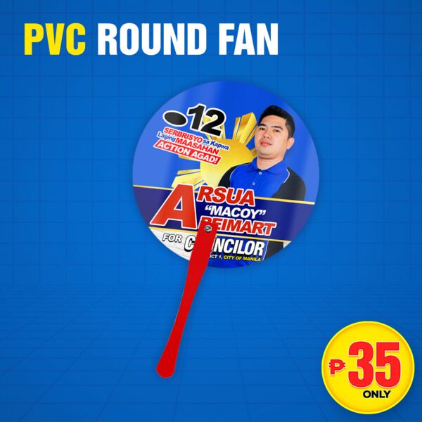 PVC Round Fan Thumbnail