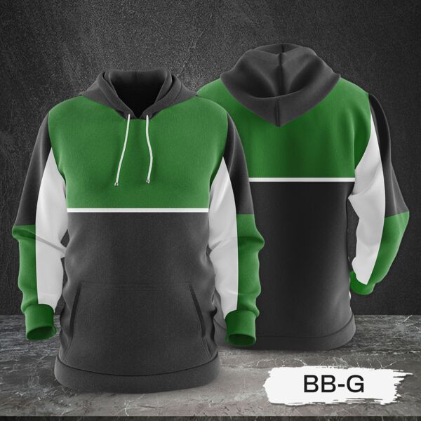 3 Color Combination Hoodie Jacket Full Print Sublimation Thumbnail