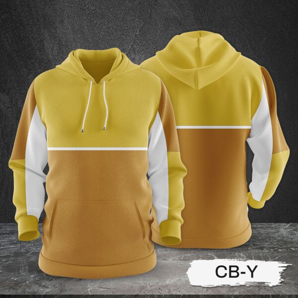 3 Color Combination Hoodie Jacket Full Print Sublimation Thumbnail