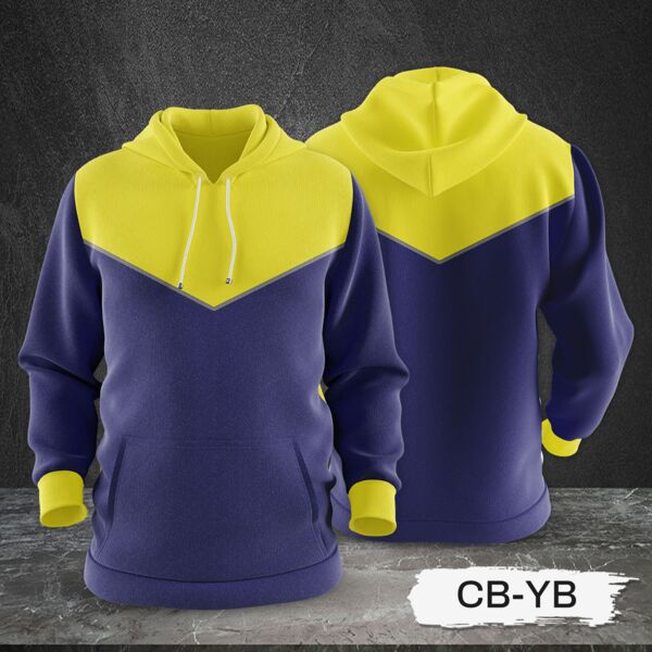 3 Color Combination Hoodie Jacket Full Print Sublimation Thumbnail
