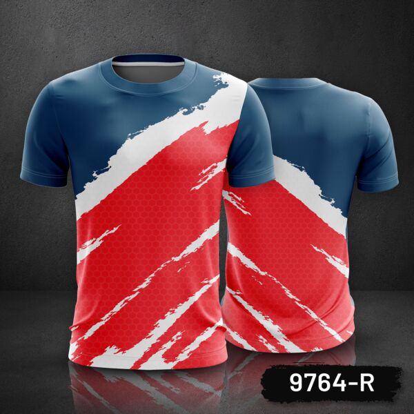 Abstract Grunge Design Roundneck Full Print Sublimation Shirt Thumbnail