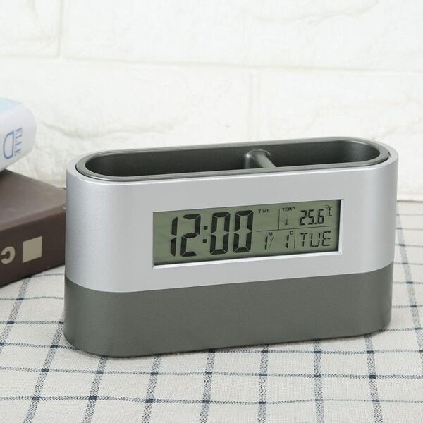 Multifunctional Clock with Desk Organizer Thumbnail