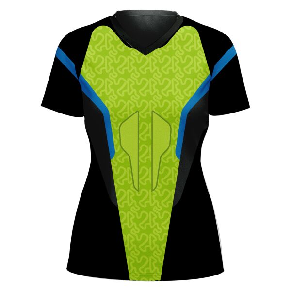 V-neck Volleyball Jersey Full Print Sublimation Thumbnail