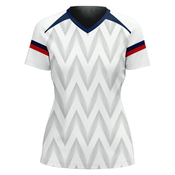 V-neck Volleyball Jersey Full Print Sublimation Thumbnail