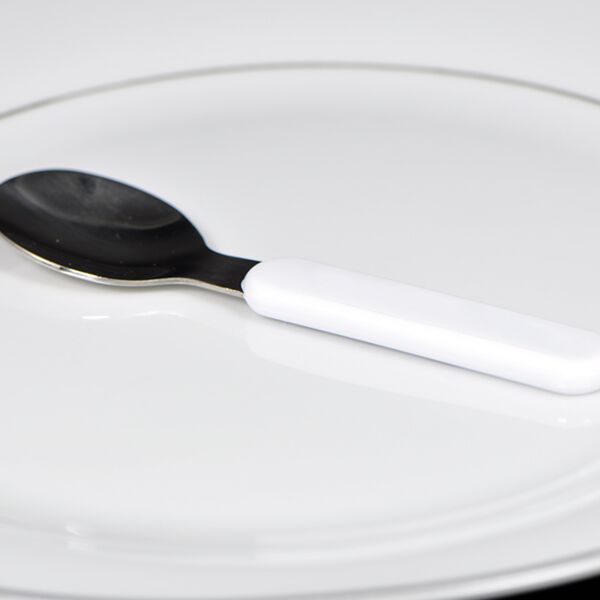 Polymer Handle Stainless Steel Spoon for Kids Thumbnail