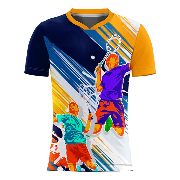 Badminton Jersey Uniform Full Print Sublimation Thumbnail