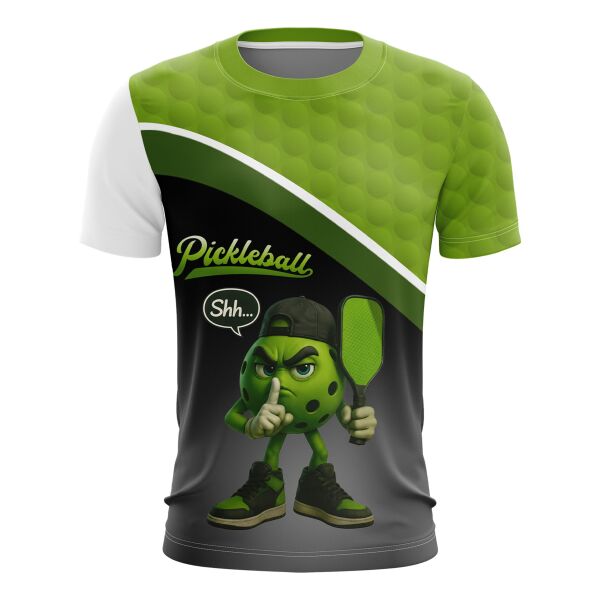 Pickleball Jersey Uniform Full Print Sublimation Roundneck Shirt Thumbnail