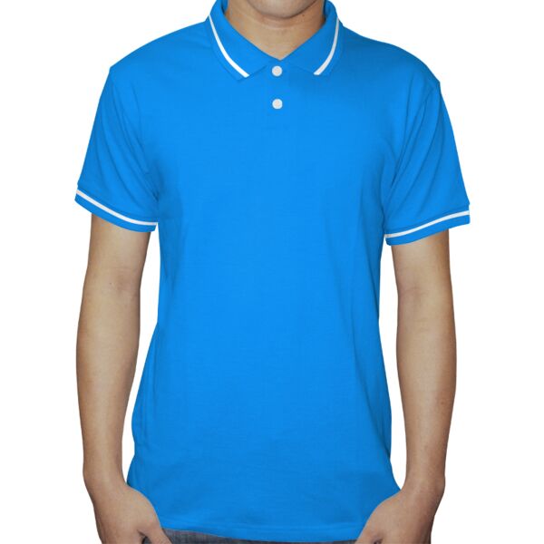 2 Tone Polo Shirt - Colored Body (Mens) Thumbnail