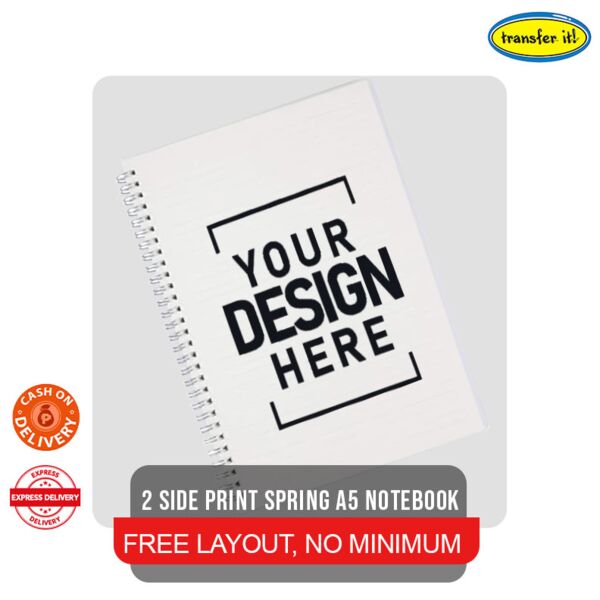 2 Side Print Spring A5 Notebook Thumbnail
