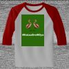 Raglan 3/4 Roundneck Shirt (Gray Body) Thumbnail